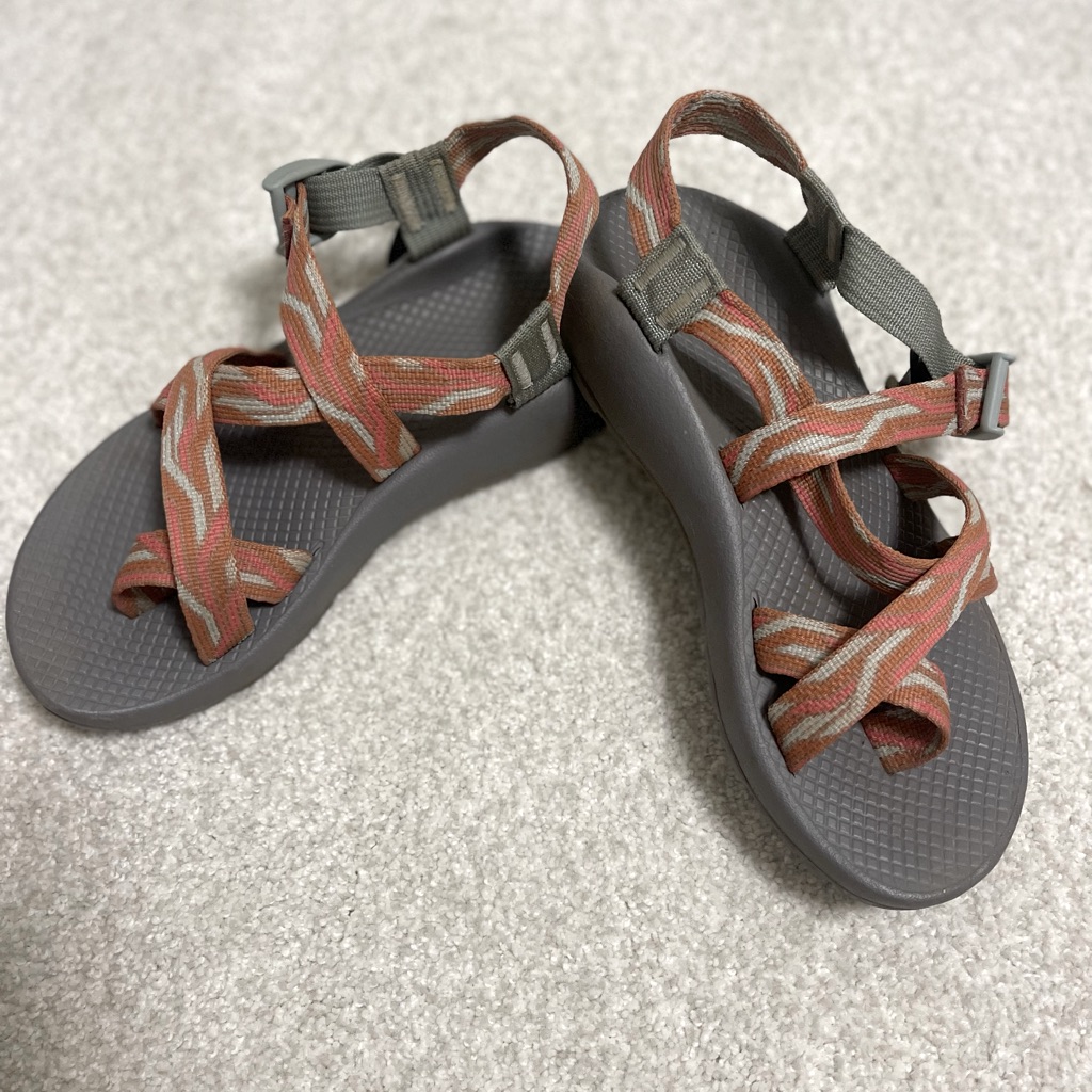 Womens Chaco Sandal/ Shoe Size 7 Usa, 38 Eur In Orange Pink